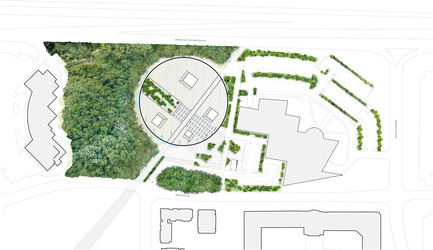 Press kit | 752-04 - Press release | NFOE/ HCMA Awarded Complexe Aquatique de Laval - NFOE/ HCMA consortium - Institutional Architecture - Site plan - Photo credit: City of Laval