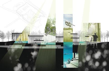 Press kit | 752-04 - Press release | NFOE/ HCMA Awarded Complexe Aquatique de Laval - NFOE/ HCMA consortium - Institutional Architecture - Pre-concept - vision - inspiration - Photo credit: City of Laval