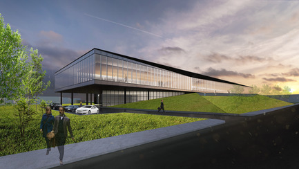 Press kit | 865-21 - Press release | Lemay to Design New Lumenpulse Head Office: A Window on the St. Lawrence River - Lemay - Commercial Architecture - Perspective - A Window on the St. Lawrence River - Photo credit: Lemay