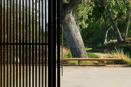 Press kit | 2112-01 - Press release | Brecon Estate Winery - Aidlin Darling Design - Commercial Architecture - View from tasting room to entry footpath - Photo credit: Adam Rouse