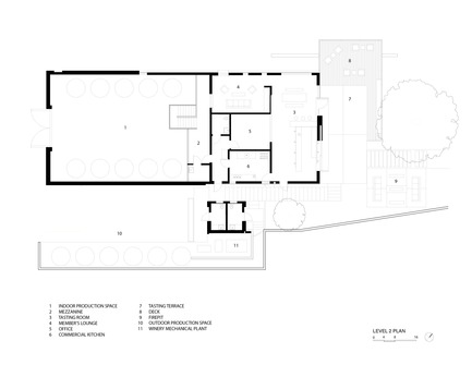 Press kit | 2112-01 - Press release | Brecon Estate Winery - Aidlin Darling Design - Commercial Architecture - Floor plan - Photo credit: Aidlin Darling Design