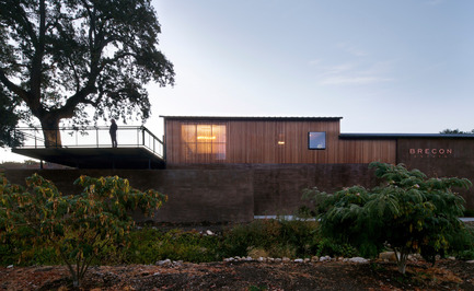 Press kit | 2112-01 - Press release | Brecon Estate Winery - Aidlin Darling Design - Commercial Architecture - Northwest Elevation, after renovation - Photo credit: Adam Rouse