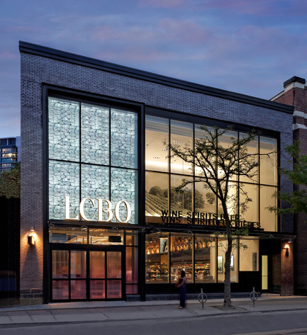 Press kit | 2066-01 - Press release | Canadian Design studio II BY IV DESIGN receives growing international recognition for Retail Environments - II BY IV DESIGN - Commercial Interior Design - The Beaches, LCBO Urban Infill Store_Exterior - Photo credit: David Whittaker