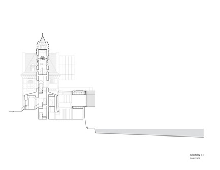 Press kit | 1070-02 - Press release | Old Post Office Idea Exchange - RDH Architects - Institutional Architecture - Cross Section Drawing - Photo credit: RDHA