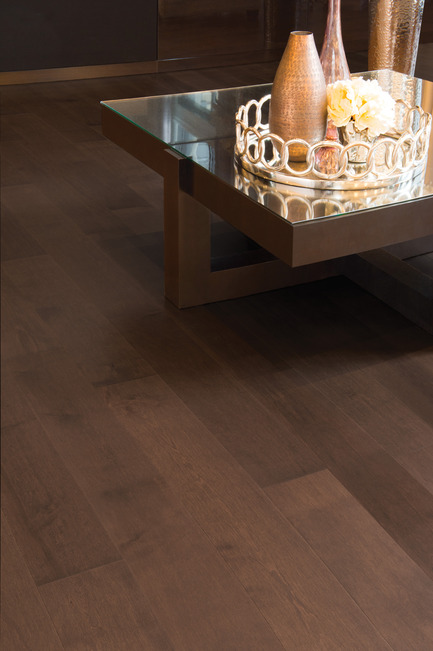 Press kit | 1639-04 - Press release | Rio and Havana: hot new colors from Mirage Hardwood Flooring - Mirage Hardwood Floors - Residential Interior Design -  Maple Havana - Admiration Collection<br>  - Photo credit:  Mirage Hardwood Floors