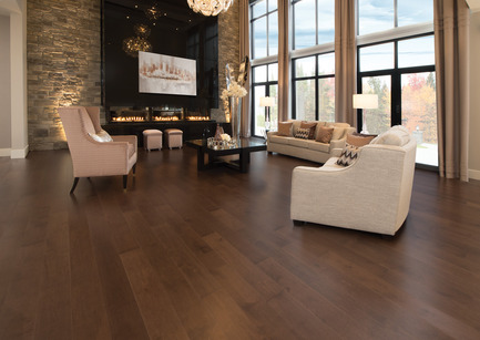 Press kit | 1639-04 - Press release | Rio and Havana: hot new colors from Mirage Hardwood Flooring - Mirage Hardwood Floors - Residential Interior Design -  Maple Havana - Admiration Collection<br>    - Photo credit:  Mirage Hardwood Floors