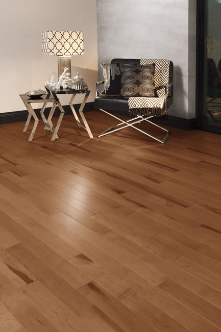 Press kit | 1639-04 - Press release | Rio and Havana: hot new colors from Mirage Hardwood Flooring - Mirage Hardwood Floors - Residential Interior Design -  Maple North Hatley - Admiration Collection<br>  - Photo credit:   Mirage Hardwood Floors 