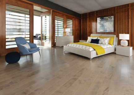 Press kit | 1639-04 - Press release | Rio and Havana: hot new colors from Mirage Hardwood Flooring - Mirage Hardwood Floors - Residential Interior Design -  Maple Rio - Admiration Collection<br>  - Photo credit:  Mirage Hardwood Floors