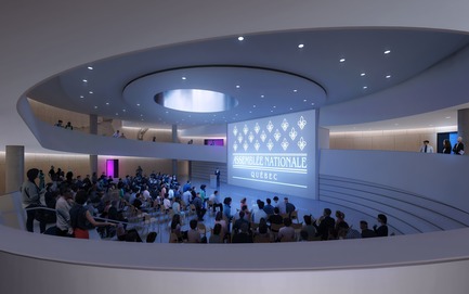 Press kit | 952-12 - Press release | The Reception Pavilion of Québec's National Assembly receives a Canadian Architect's Award of Merit - GLCRM & Provencher_Roy - Institutional Architecture - Photo credit: Provencher_Roy