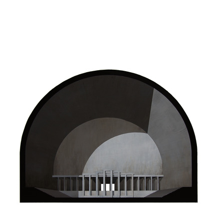 Press kit | 1073-03 - Press release | The Form of Form - Fourth Edition of Lisbon Architecture Triennale - Lisbon Architecture Triennale - Event + Exhibition -  Renato Nicolodi, Angiportus I, acrylic drawing, 2012, Borchtlombeek, Belgium  - Photo credit:  © Renato Nicolodi 