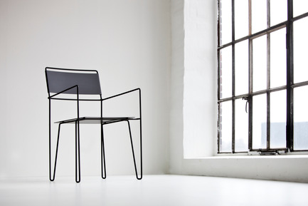 Press kit | 1165-02 - Press release | World premiere for a new Swedish furniture company - Steel by Göhlin - Steel by Göhlin - Product - Chair No 1 - Photo credit: Steel by Göhlin