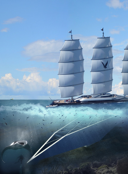 DMMRC – Dubai Maritime Museum & Research Centre Press kit | 2234-01 - Press release | DMMRC – Dubai Maritime Museum & Research Centre - Studio Niko Kapa - Institutional Architecture - Underwater view - Photo credit: Studio Niko Kapa