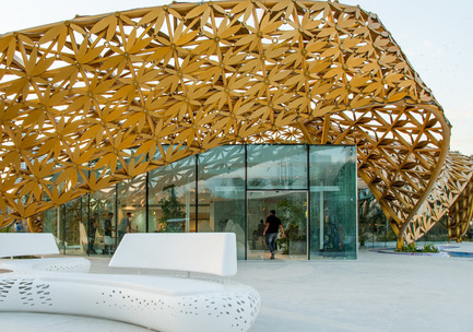 Press kit | 2013-05 - Press release | Winner & Shortlisted announcements for WAN Landscape, Civic, Metal in Architecture Awards 2016 - World Architecture News Awards (WAN AWARDS) - Commercial Architecture - WAN Metal in Architecture Award 2016 Winner - Photo credit:  Butterfly Pavilion – Noor Island by 3deluxe. 2015  Photography: Sascha Jahnke<br> 