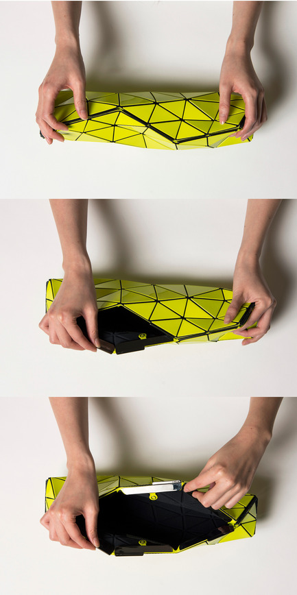 Bao Bao Issey Miyake and N&R Foldings create “Distortion” – the futuristic bag Press kit | 1148-01 - Press release | Bao Bao Issey Miyake and N&R Foldings create “Distortion” - the futuristic bag - N&R Foldings - Fashion Design - Photo credit: Issey Miyake
