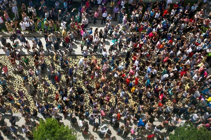 Press kit | 1010-05 - Press release | DANCE FLOOR by Jean Verville architect at Montreal Museum of Fine Arts - Jean Verville architecte - Art - Photo credit: François Bodlet