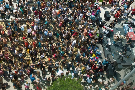 Press kit | 1010-05 - Press release | DANCE FLOOR by Jean Verville architect at Montreal Museum of Fine Arts - Jean Verville architecte - Art - Photo credit: François Bodlet