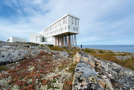 Press kit | 1601-01 - Press release | Announcing the Winners of the 2015 Air Canada enRoute Hotel Design Awards - Air Canada enRoute - Commercial Interior Design - Best Overall Architecture <br> Fogo Island Inn, Joe Batt’s Arm, Newfoundland and Labrador<br> Todd Saunders (Saunders Architecture) - Photo credit: Bent René Synnevåg