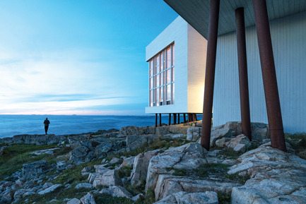 Press kit | 1601-01 - Press release | Announcing the Winners of the 2015 Air Canada enRoute Hotel Design Awards - Air Canada enRoute - Commercial Interior Design - Best Overall Architecture <br> Fogo Island Inn, Joe Batt’s Arm, Newfoundland and Labrador<br> Todd Saunders (Saunders Architecture) - Photo credit:  		 	 	 		 			 				 					 						 Bent René Synnevåg					<br> 				