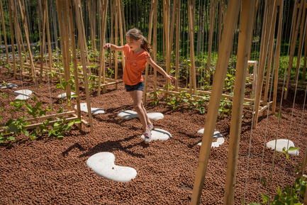 Press kit | 837-16 - Press release | Opening of the 17th International Garden Festival - International Garden Festival / Reford Gardens - Landscape Architecture -  LA MAISON DE JACQUES by Romy Brosseau, Rosemarie Faille-Faubert, Émilie Gagné-Loranger, Québec (Québec) Canada  - Photo credit: Martin Bond