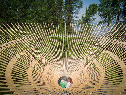 Press kit | 837-16 - Press release | Opening of the 17th International Garden Festival - International Garden Festival / Reford Gardens - Landscape Architecture - CYCLOPS by Craig Chapple,  Phoenix, Arizona, United States - Photo credit: Martin Bond