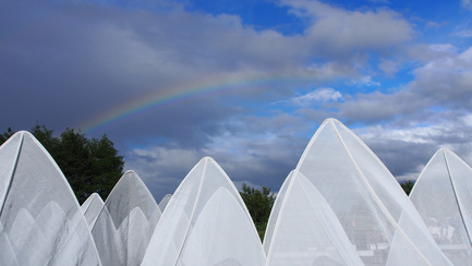 Press kit | 837-16 - Press release | Opening of the 17th International Garden Festival - International Garden Festival / Reford Gardens - Landscape Architecture -  TiiLT by Sean Radford, Chris Wiebe, Winnipeg (Manitoba) Canada  - Photo credit: Louise Tanguay