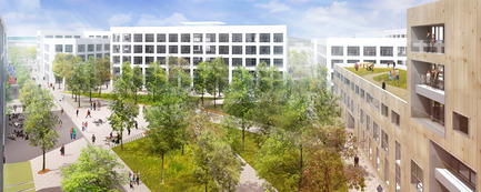 Press kit | 952-09 - Press release | National Urban Design Award for the urban design plan of the Technopôle Angus – Phase II project - Provencher_Roy - Urban Design - Photo credit: Provencher_Roy