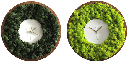 Objetik: An Online Space for Quebec Design Press kit | 2141-01 - Press release | Objetik: An Online Space for Quebec Design - Objetik - Industrial Design - Lichen Clock - Photo credit: Anastrophe