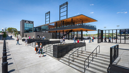 Press kit | 2013-03 - Press release | Winner announcements for the WAN Education, Sport in Architecture & Performing Spaces Award 2016 - World Architecture News Awards (WAN AWARDS) - Commercial Architecture -  WAN Sport in Architecture 2016 Winner  - Photo credit:  CHS Field by Snow Kreilich Architects, Ryan A+E, AECOM © Paul Crosby  