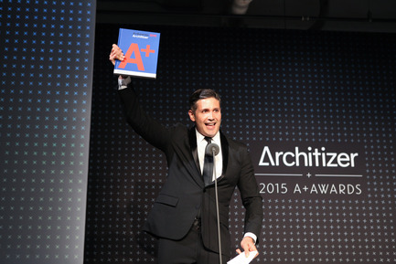 Press kit | 1071-03 - Press release | Architizer Announces 2016 A+Awards Winners - Architizer - Competition - 2015 Architizer A+Awards Gala, Marc Kushner<br> - Photo credit: Jenna Bascon Photography<br>