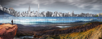 Press kit | 2069-01 - Press release | Winner of 2016 eVolo Skyscraper Competition Reimagines the Future of New York City's Skyline - Jianshi Wu, Yitan Sun - Urban Design - Perspective Rendering - Photo credit:  Jianshi Wu, Yitan Sun 