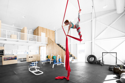 La Taule – Training center Press kit | 1633-01 - Press release | La Taule - Training center - Architecture Microclimat - Commercial Architecture - Training area - Photo credit: Adrien Williams