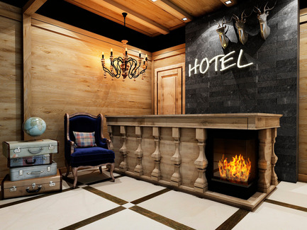 Press kit | 1407-04 - Press release | The Eurasian Prize 2015 winners announced - The Eurasian Prize - Competition -   Chalet Hall Interior by Alexey Afanasyev   - Photo credit:    The Eurasian Prize   