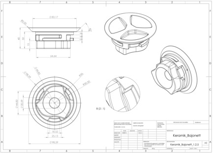 Press kit | 2537-01 - Press release | Triangular - DWD - Dominik Weber Design - Industrial Design - technical drawing, eccentric - Photo credit: picture by Dominik Weber, 2016