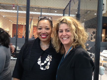 Press kit | 1081-04 - Press release | Ten years of Humà - Humà design + architecture - Residential Architecture -  Stephanie Cardinal with CEO Cheryl Durst<br>  - Photo credit:  Elizabeth Ann Doyle<br> 