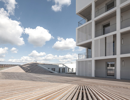 Press kit | 809-13 - Press release | Azure announces the winners of the fifth annual AZ Awards - Azure Magazine - Competition - Residential Architecture – Multi-Unit: Antonini Darmon: Oiseau des Îles Social Housing, Nantes, France - Photo credit: n/a