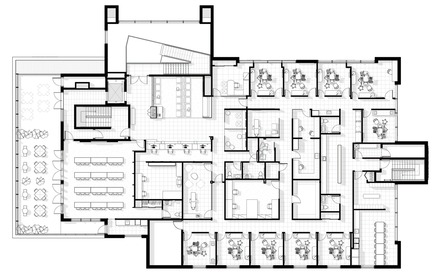 Press kit | 1538-02 - Press release | Le 1650, a modern facility, bold in design with a unique signature style - A2DESIGN Concepteurs stratégiques - Commercial Architecture - Planning of interior spaces - St-Onge Dental Center<br> - Photo credit: A2DESIGN