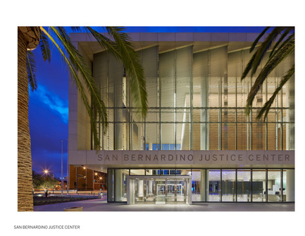 Press kit | 1187-03 - Press release | Announcing AIA San Francisco 2015 Design Awards winners - American Institute of Architects, San Francisco Chapter (AIA SF) - Competition - San Bernardino Justice Center by SOM - Photo credit: Bruce Damonte Photography