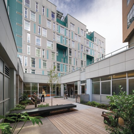Press kit | 1187-03 - Press release | Announcing AIA San Francisco 2015 Design Awards winners - American Institute of Architects, San Francisco Chapter (AIA SF) - Competition - Rene Cazenave Apartments by LMS Architects  and Saida + Sullivan Design Partners - Photo credit: Tim Griffith