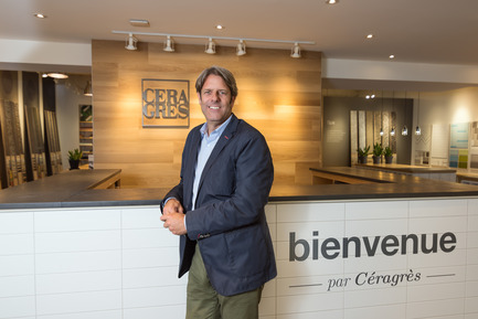 Press kit | 846-17 - Press release | Ceragres is celebrating its 25 years, looking toward the future - Ceragres - Product -   Guy Gervais, Boutique Workspace in Montreal - Photo credit: Loïc Romer