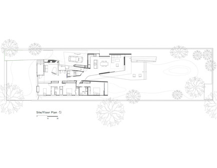 Press kit | 1891-01 - Press release | Bal House - Terry & Terry Architecture - Residential Architecture - floor plan - Photo credit: terry and terry architecture