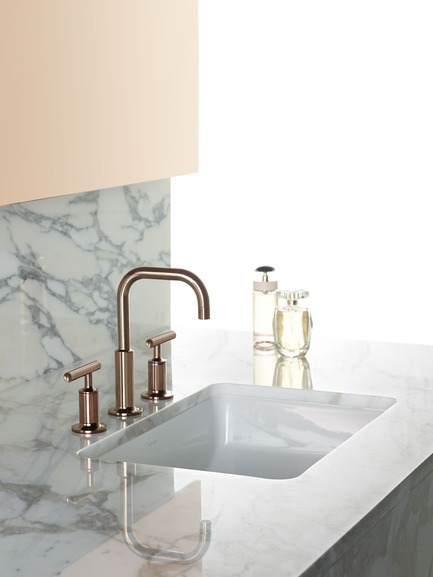 Downtown Design announces final exhibitor list and showcases new talent alongside established Press kit | 1834-04 - Press release | Downtown Design announces final exhibitor list and showcases new talent alongside established - Downtown Design - Event + Exhibition - Kohler<br>Rose gold collection<br> - Photo credit: Kohler