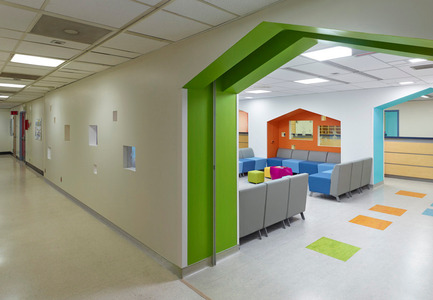 Press kit | 1845-01 - Press release | Ontario's top interior designers celebrated at the 2015 ARIDO Awards gala - Association of Registered Interior Designers of Ontario (ARIDO) - Commercial Interior Design - Sick Kids Ophthalmology - 2015 ARIDO Award of Merit - Photo credit:  Shai Gil 