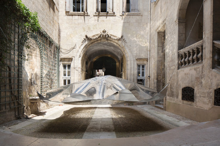 Press kit | 982-26 - Press release | The « Festival des Architectures Vives 2015 » in Montpellier – La Grande-Motte - Association Champ Libre - Festival des Architectures Vives (FAV) - Event + Exhibition -  FAKT (Sebastian Kern, Martin Tessarz, Jonas Tratz & Sebastian Ernst)<br>// Cloudscape  - Photo credit: Paul KOZLOWSKI ©photoarchitecture.com<br>Site&nbsp;: http://photoarchitecture.com