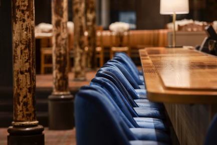 Press kit | 1180-01 - Press release | Ikanos Restaurant - BlazysGérard - Commercial Interior Design - Photo credit:  Jean Longpré 