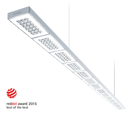 Press kit | 1659-01 - Press release | Luminaire manufacturer Zumtobel wins three Red Dot Design awards - Zumtobel Lighting GmbH - Product - SEQUENCE by Zumtobel - a Red Dot: Best of the Best award winning luminaire. - Photo credit: Zumtobel