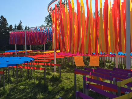 Press kit | 837-13 - Press release | Participatory Gardens for the 16th International Garden Festival - International Garden Festival / Reford Gardens - Landscape Architecture -         LINE GARDEN (2014) <br>Julia Jamrozik & Coryn Kempster<br><br>Buffalo, United States<br>         - Photo credit: Coryn Kempster