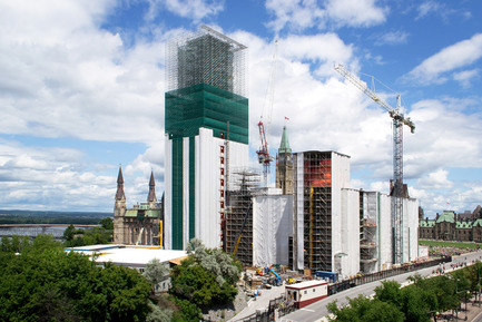 Press kit | 612-09 - Press release | Julia Gersovitz receives the Harley J. McKee Award - Fournier, Gersovitz, Moss, Drolet et associés architectes (FGMDA) - Institutional Architecture -  West Block Rehabilitation Project, Parliament Hill, Ottawa, with Arcop, now Architecture 49<br>   - Photo credit: Francis Tousignant, FGMDA<br>