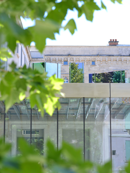 Press kit | 924-02 - Press release | Vincent van Gogh Foundation  Rehabilitation, extension. - Fluor Architecture - Institutional Architecture - Public entrance_Detail - Photo credit:  ©Hervé Hôte 