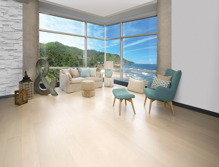 Press kit | 1639-06 - Press release | Spotlight on New Colours, Character and Lengths for 2017 at Mirage Floors - Mirage Hardwood Floors - Product -  Maple Cape Cod, Admiration Collection - Photo credit:  Mirage Hardwood Floors 