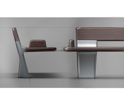 Press kit | 1133-02 - Press release | ALTO Design creates the new Équiparc DELTA street furniture collection - ALTO Design - Industrial Design - Sketch of the concept&nbsp; - Photo credit: ALTO Design